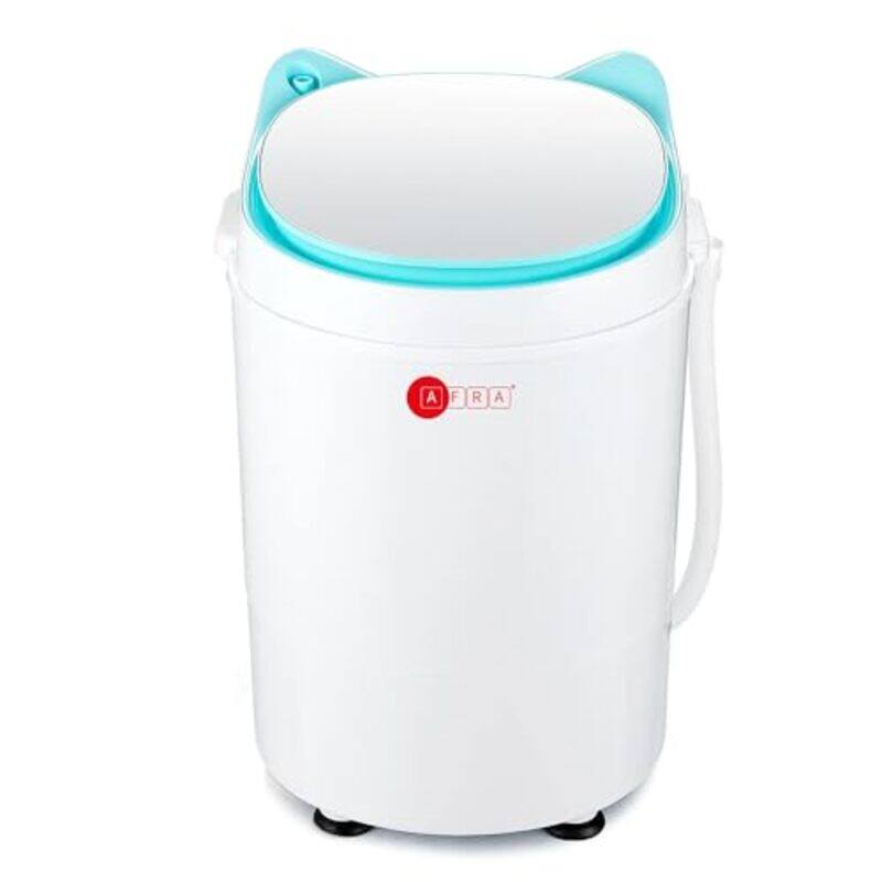 AFRA Baby Washing Machine, 3.6kg Wash, 2kg Spin Capacity, Non-Slip Foot Pad, Elution Separation, Waterproof Motor, Leak-Proof Inlet, AF-3024BWST, 1 Year Warranty.